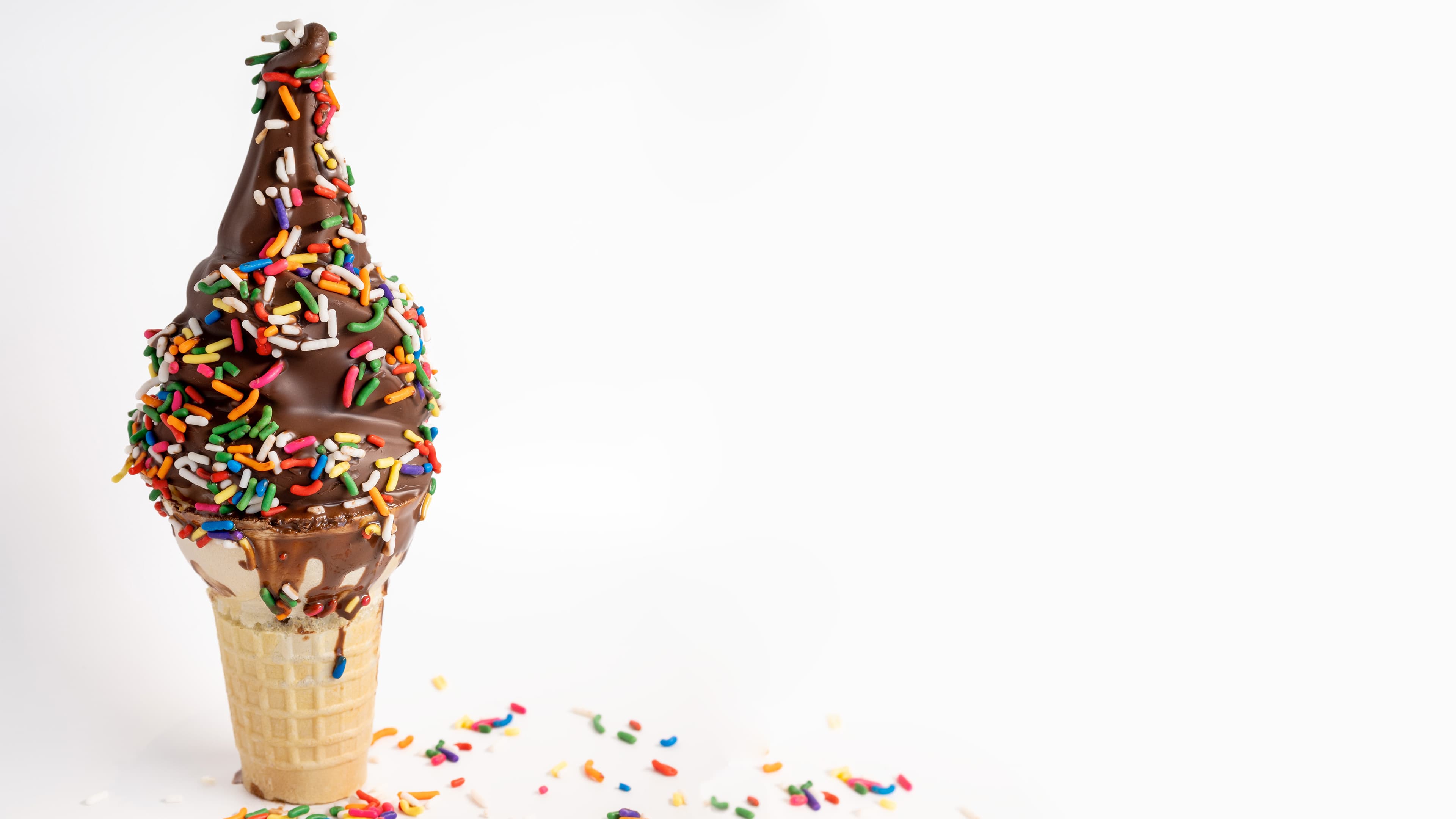 Soft-Serve in a Waffle Cone